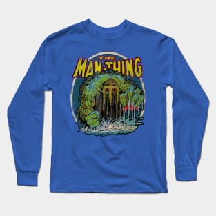 The Man Thing Swamp Thing 1974 Long Sleeve T-Shirt